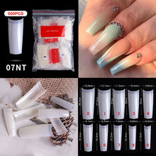 Load image into Gallery viewer, 500pcs Pack Nail Tips For Manicure Extension French Tips
