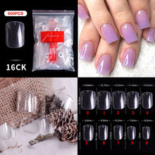 Load image into Gallery viewer, 500pcs Pack Nail Tips For Manicure Extension