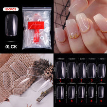 Load image into Gallery viewer, 500pcs Pack Nail Tips For Manicure Extension