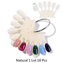 Load image into Gallery viewer, Display Practice False Nail Tip Crown shape