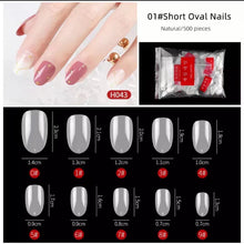 Load image into Gallery viewer, 500pcs Pack Nail Tips For Manicure Extension : H043