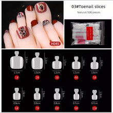 Load image into Gallery viewer, 500pcs Pack Nail Tips For Manicure Extension : H045