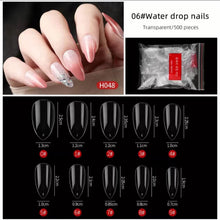 Load image into Gallery viewer, 500pcs Pack Nail Tips For Manicure Extension : H048
