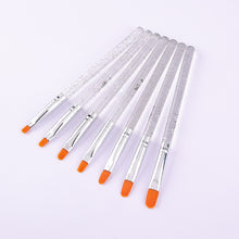 Load image into Gallery viewer, 7pcs Acrylic Nail Art Brush set
