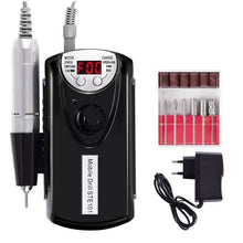 Load image into Gallery viewer, 30000 RPM Electric Nail Drill Machine Rechargeable Nail Drill