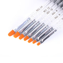 Load image into Gallery viewer, 7pcs Acrylic Nail Art Brush set