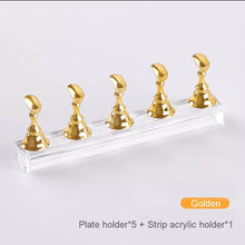 Load image into Gallery viewer, Nail Practice Display Stand Press On Rack