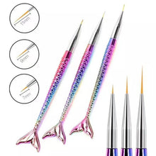 Load image into Gallery viewer, 3pcs Mermaid Line Detailing Brush