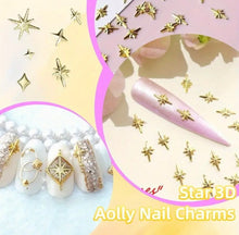 Load image into Gallery viewer, Nails star shining Decoration Alloy Charms CTH-166
