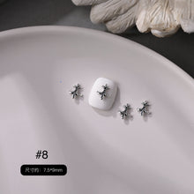 Load image into Gallery viewer, 10pcs Set Nail art Retro Kroos Alloy Nail Charms

