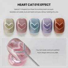 Load image into Gallery viewer, Heart Cat Eye Magnets

