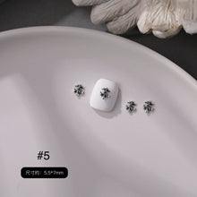Load image into Gallery viewer, 10pcs Set Nail art Retro Kroos Alloy Nail Charms

