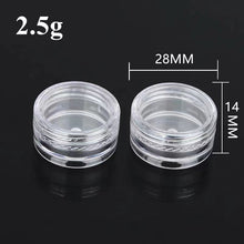 Load image into Gallery viewer, Round Nail decoration storage empty jars
