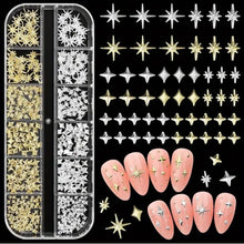 Load image into Gallery viewer, Nails star shining Decoration Alloy Charms CTH-166

