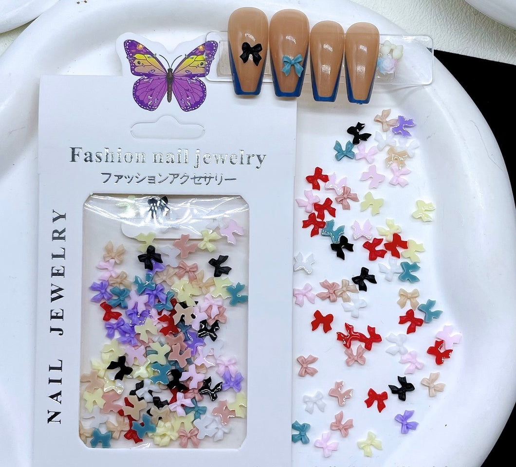 MINI Acrylic Nail Bows - M1