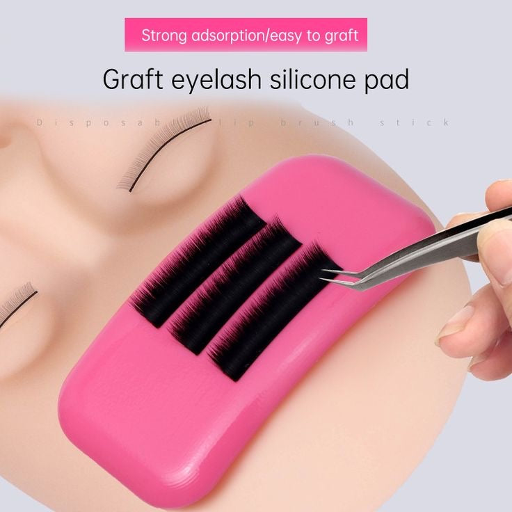 1pc Silicone Eye lash Holder Pad