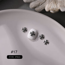 Load image into Gallery viewer, 10pcs Set Nail art Retro Kroos Alloy Nail Charms
