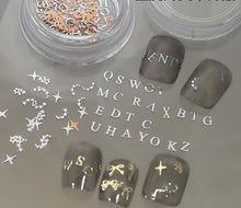 Load image into Gallery viewer, Flat Easy Alphabet Nail Decoration H116
