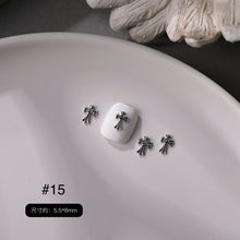 Load image into Gallery viewer, 10pcs Set Nail art Retro Kroos Alloy Nail Charms
