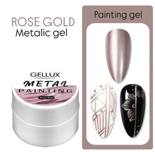 Load image into Gallery viewer, Metallic painting Gel - Rose Gold
