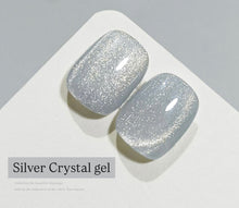 Load image into Gallery viewer, Nail Crystal Cat Eye Gel Polish - 01 SILVER
