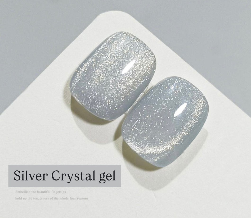 Nail Crystal Cat Eye Gel Polish - 01 SILVER