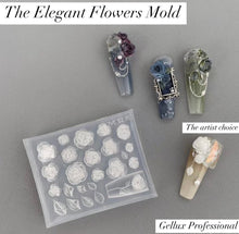 Load image into Gallery viewer, Nail art flower Mold - AM175
