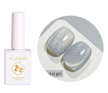 Load image into Gallery viewer, Nail Crystal Cat Eye Gel Polish - 01 SILVER
