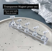 Load image into Gallery viewer, Trasperent Press On Stand
