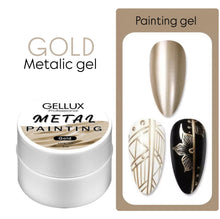 Load image into Gallery viewer, Metallic painting Gel - Golden
