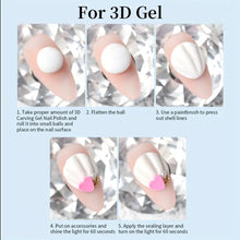 Load image into Gallery viewer, Nail carving Sculpture Gel  : White
