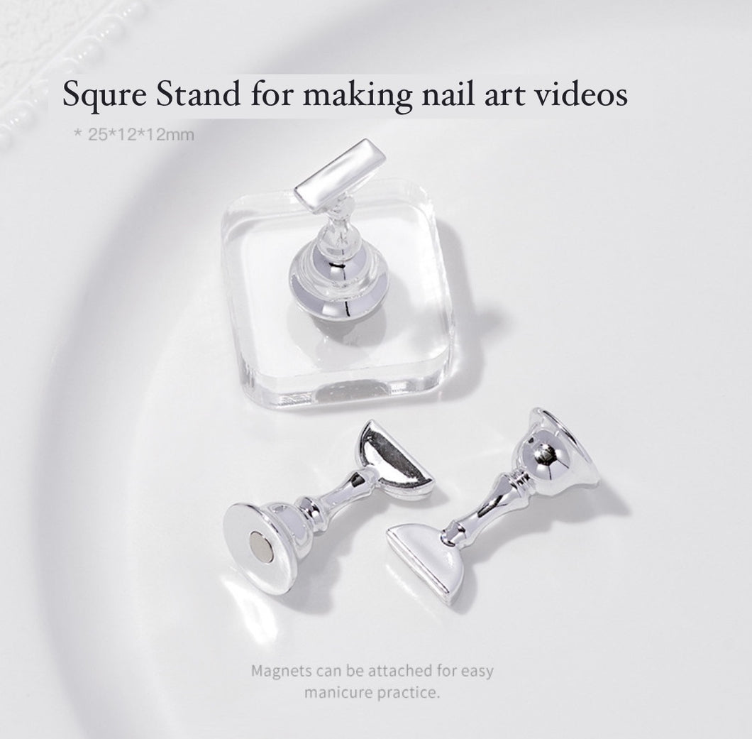 Nail Art Photography Squre Stand with Chess