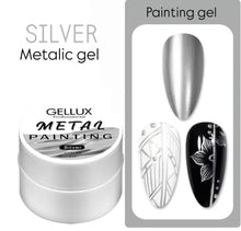 Load image into Gallery viewer, Metallic painting Gel - Silver

