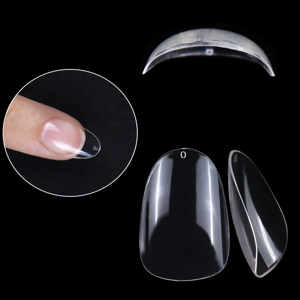 240pcs XXS Extra Short Oval Gel Nail Tips YS137