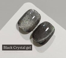 Load image into Gallery viewer, Nail Crystal Cat Eye Gel Polish- 09 BLACK
