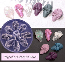 Load image into Gallery viewer, Nail art 9D mix 9 Design Bows - HD5

