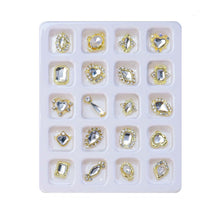 Load image into Gallery viewer, 20 pcs Luxury Nail Rhinestones Shiny Diamond Charms
