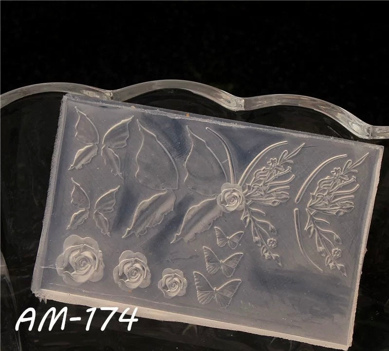 Nail art 5d Butterfly Mold - AM174