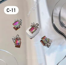 Load image into Gallery viewer, 2PCS Set Nail Charm Diamond 3D decoration
