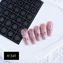 Load image into Gallery viewer, Nail Art Ombre Sponge Air Brush Effects Stickers
