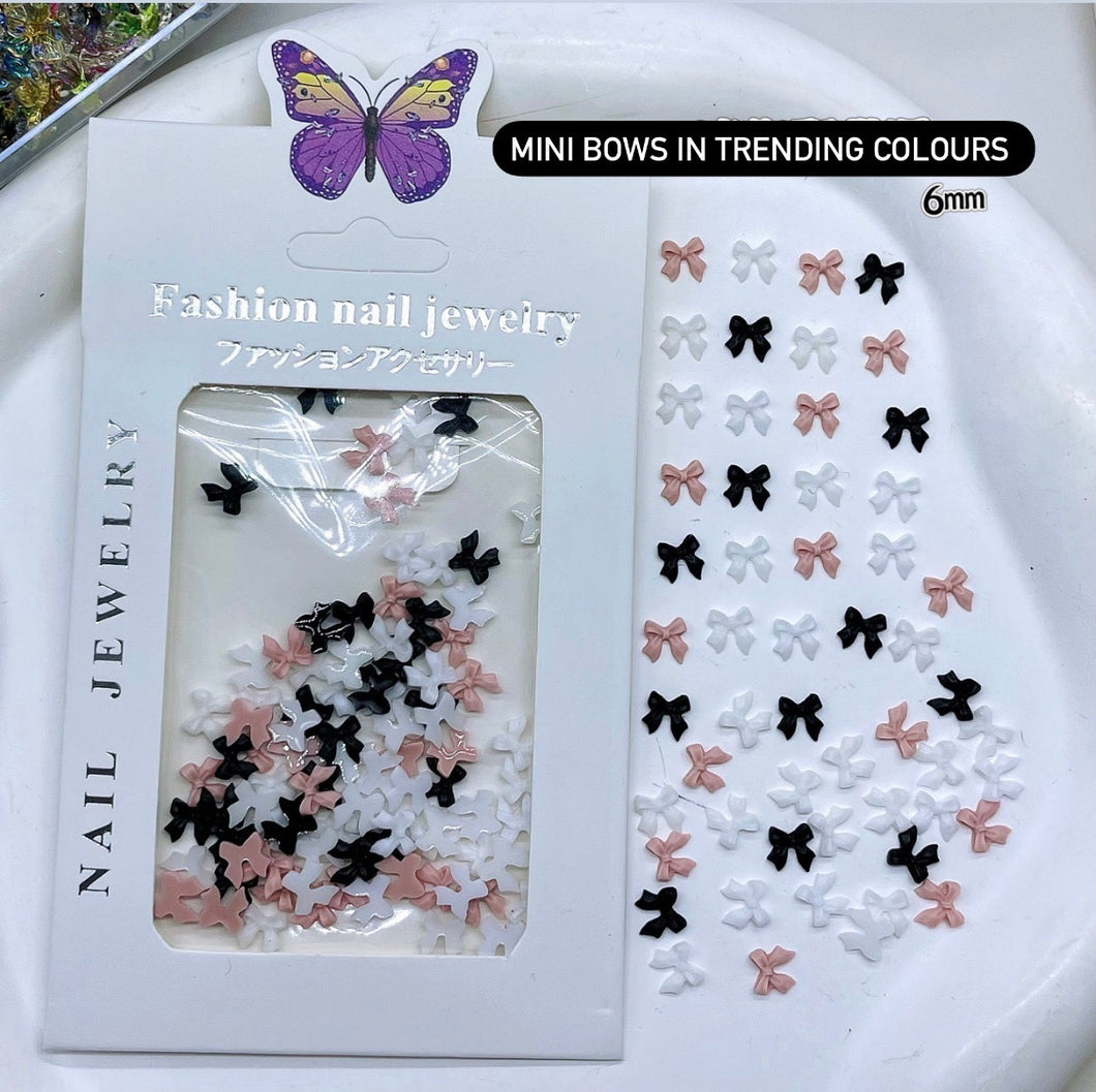 MINI Acrylic Nail Bows - M3