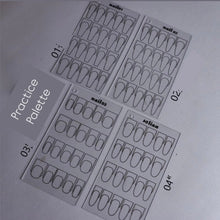 Load image into Gallery viewer, 4pcs Set Nail Art Drawing Practice palette
