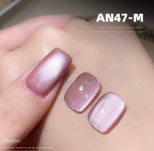 Load image into Gallery viewer, Nail Crystal Cat Eye Gel Polish - AN47
