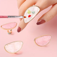 Load image into Gallery viewer, 1 pc Leaf Shape Colour Palette Ring
