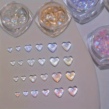 Load image into Gallery viewer, 4pcs set Aurora Love  sparking 3D Hearts - H6789
