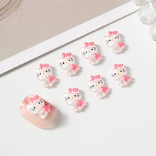 Load image into Gallery viewer, 2pcs Nail Art Cartoon Kitty Korean Art Charms
