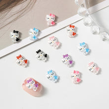 Load image into Gallery viewer, 2pcs Nail Art Cartoon Kitty Korean Art Charms
