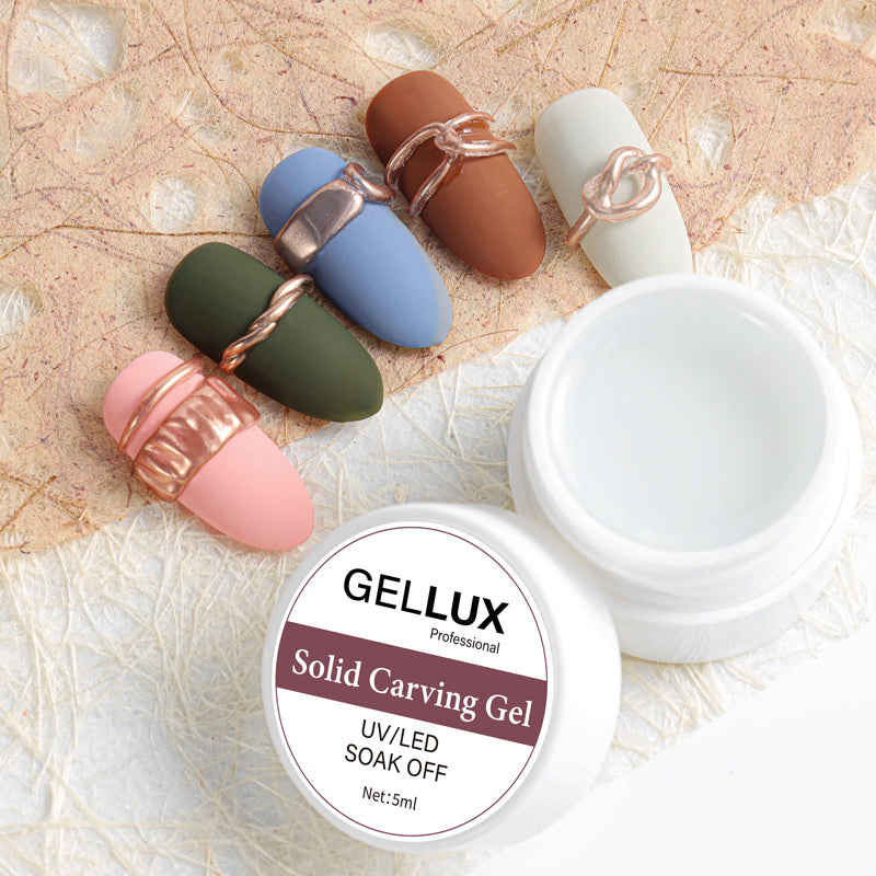 Clear Carving sculpture Nail Gel