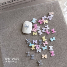 Load image into Gallery viewer, 50pcs Mini Mix Color Bows Charms- D03
