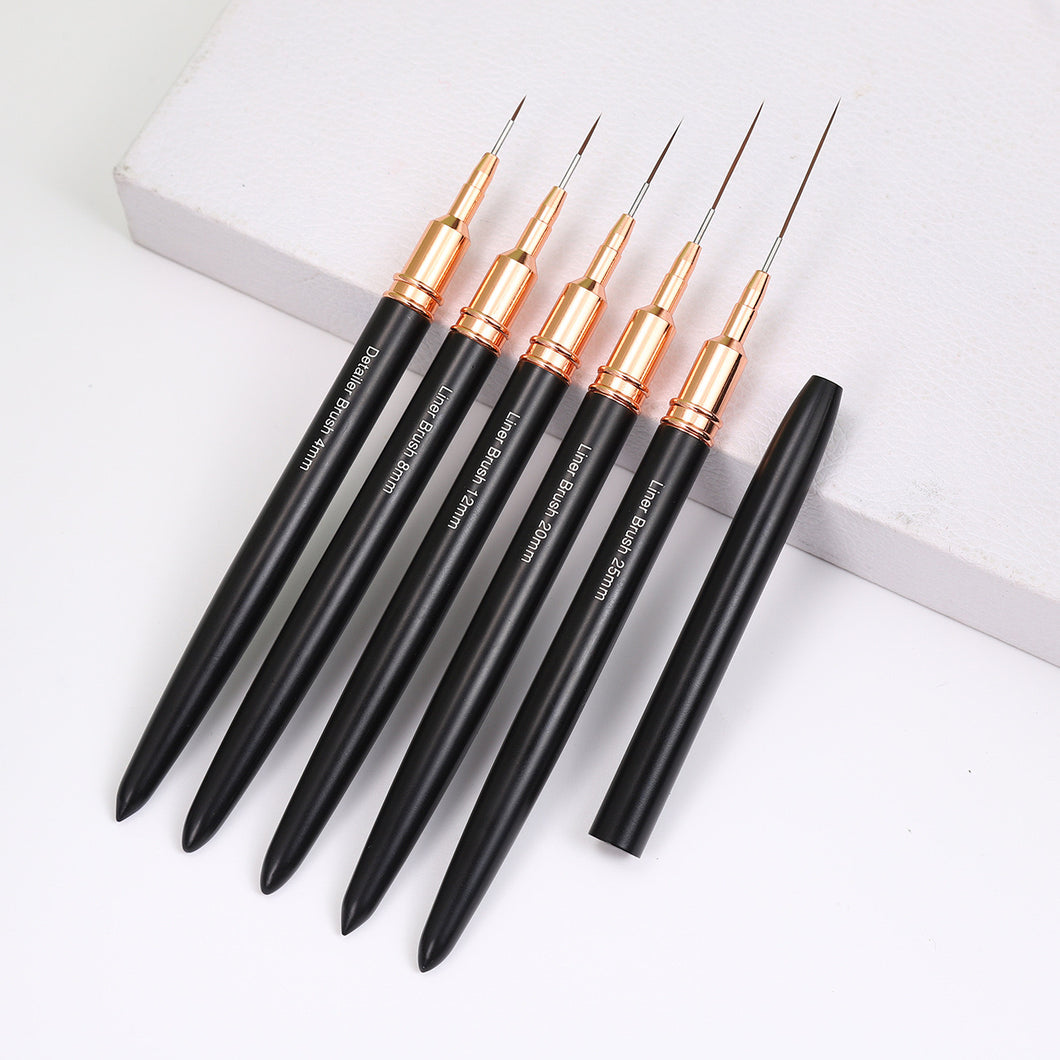 5pcs set Nail Liner Detailing Brush